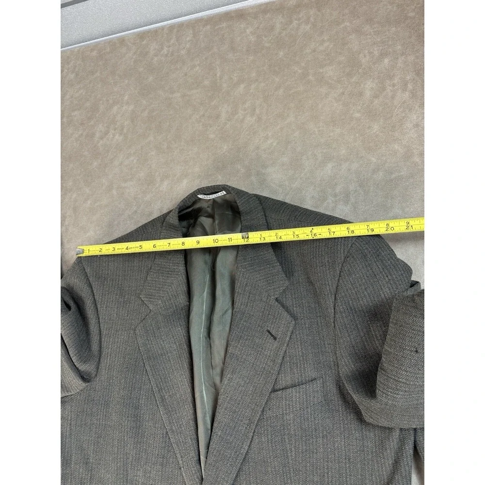 Bloomingdales Harris Tweed Blazer Unlined Mens 40L Sport Coat Wool Jacket Preppy